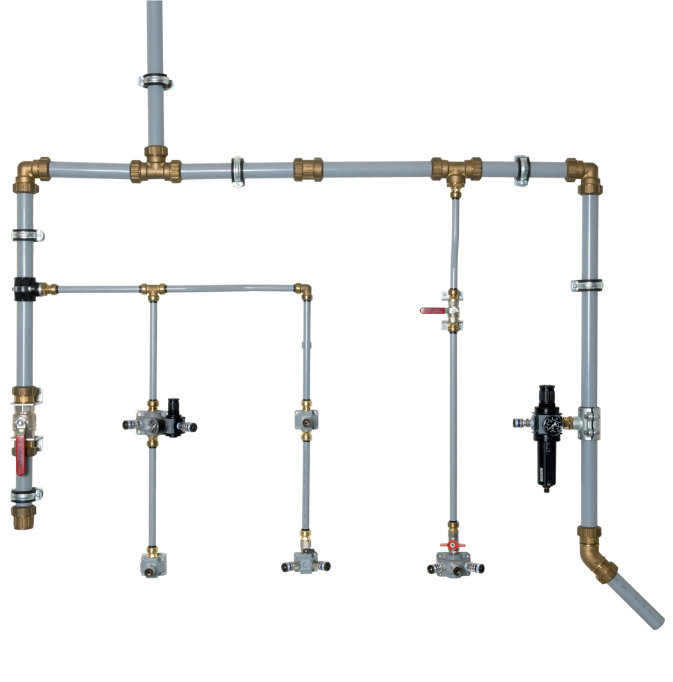 Druckluft verteilen